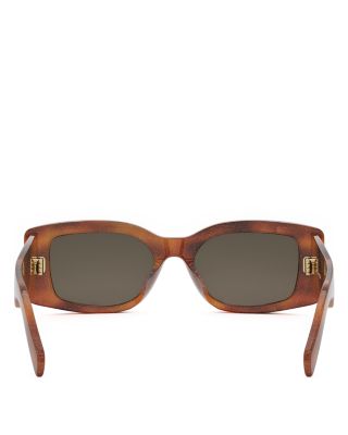 Maxi Triomphe Rectangular Sunglasses, 53mm
