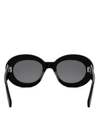 Triomphe Round Sunglasses, 52.9mm