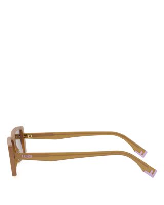 Way Rectangular Sunglasses, 53mm