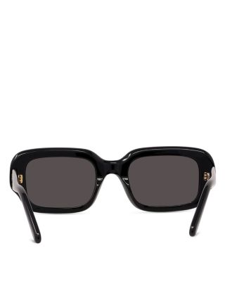 Slim Rectangular Sunglasses, 54mm