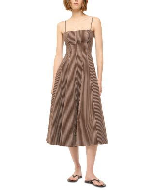 Wylie Striped Midi Dress
