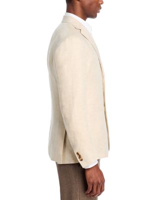 Delave Linen Hopsack Regular Fit Unstructured Sport Coat - Exclusive