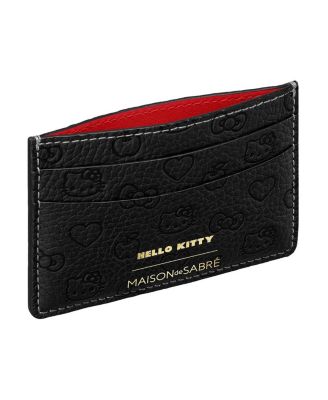 Maison de Sabre × HELLO KITTY MAISON de SABRÉ Hello Kitty Leather Card Holder | Bloomingdale's