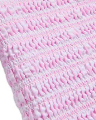 Girls' Marlee Smocked Floral Puff Sleeve Top - Big Kid