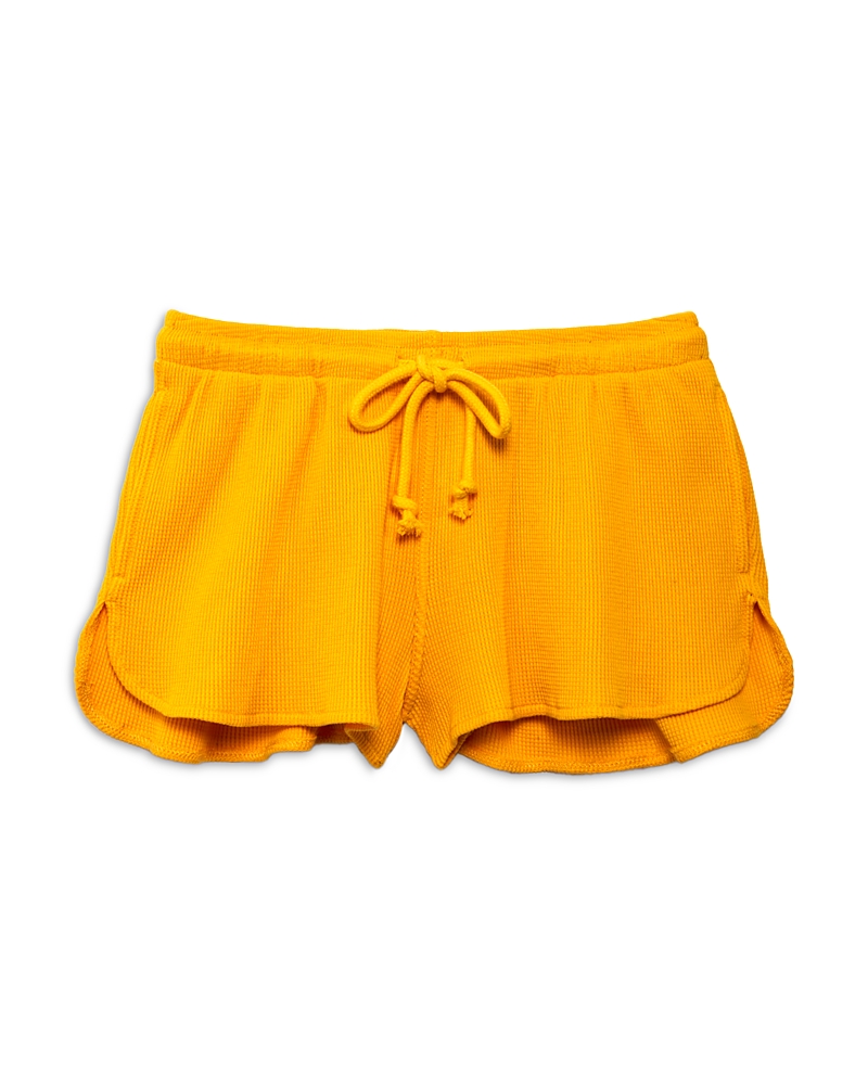 Shop Katiejnyc Girls' Brynn Lounge Shorts - Big Kid In Camp Yellw