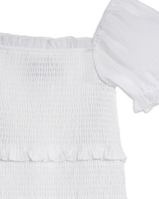 Girls' Laila Puff Sleeve Tiered Smocked Dress - Big Kid