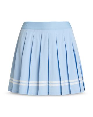 Pleated A-Line Performance Skort