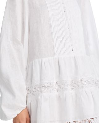 Antonia Lace Trim Mini Dress