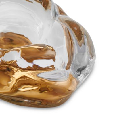 Snippan Clear/Gold Sculpture 