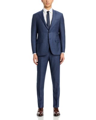 Canali - Kei Sharkskin Check Regular Fit Suit