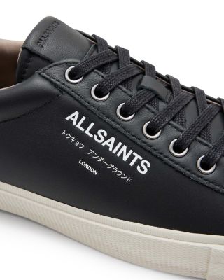 Men&#39;s Underground Leather Low Top Sneakers