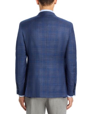 Siena Hopsack Plaid Regular Fit Sport Coat 