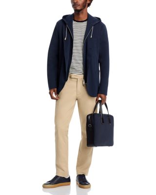 Cotton Pique Jersey Removable Hood Soft Jacket