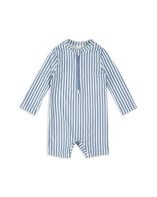 FIRSTS by petit lem - Boys' Striped Knit Swim Romper - Baby