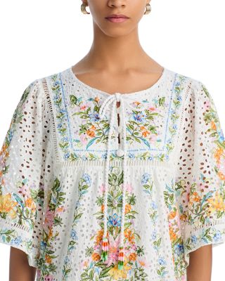 Sweet Bloom Bouquet Swim Cover-Up Dress
