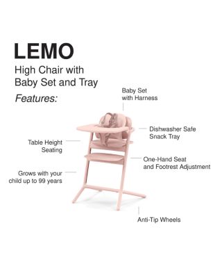LEMO 3-in-1 High Chair + Training Tower 