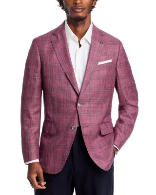 BOSS - Hutson Plaid Slim Fit Sport Coat