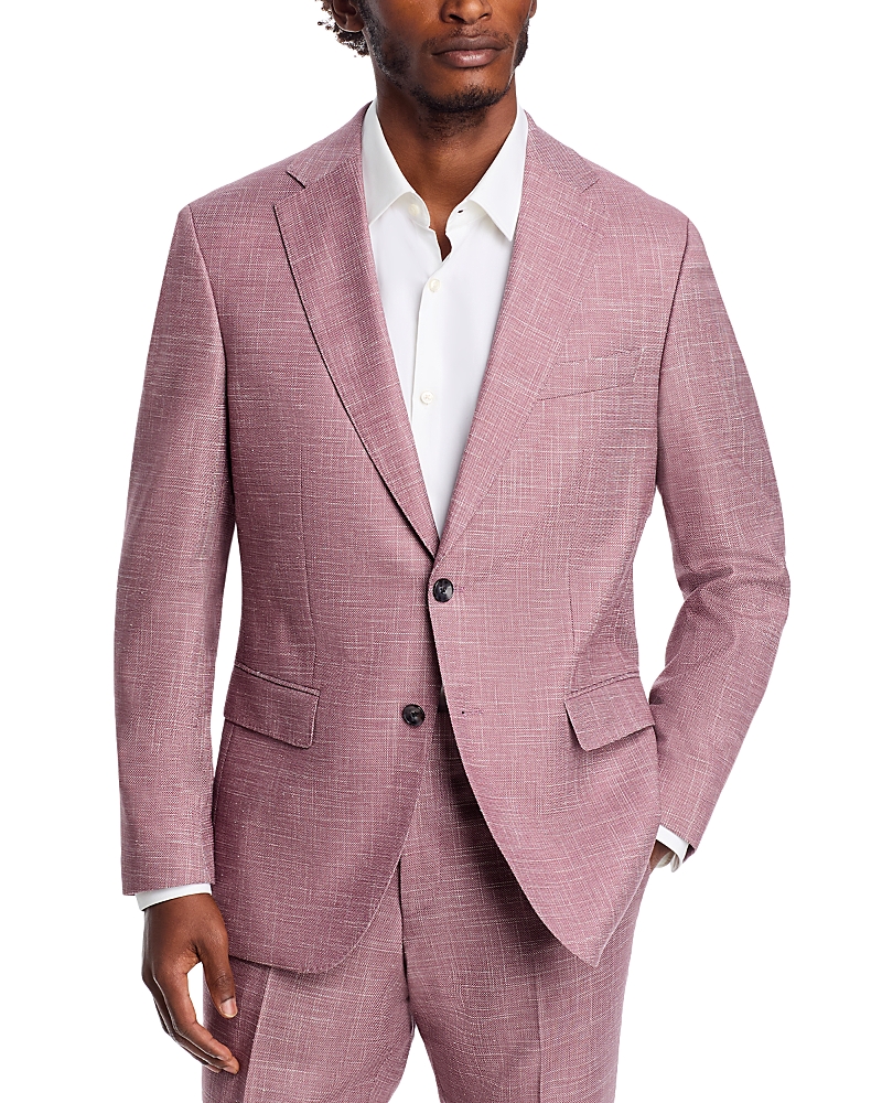 Hugo Boss Hutson Melange Slim Fit Suit Jacket In Rose