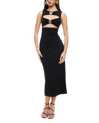 knee length dresses for ladies After Hours Corset Top Denim main image 0