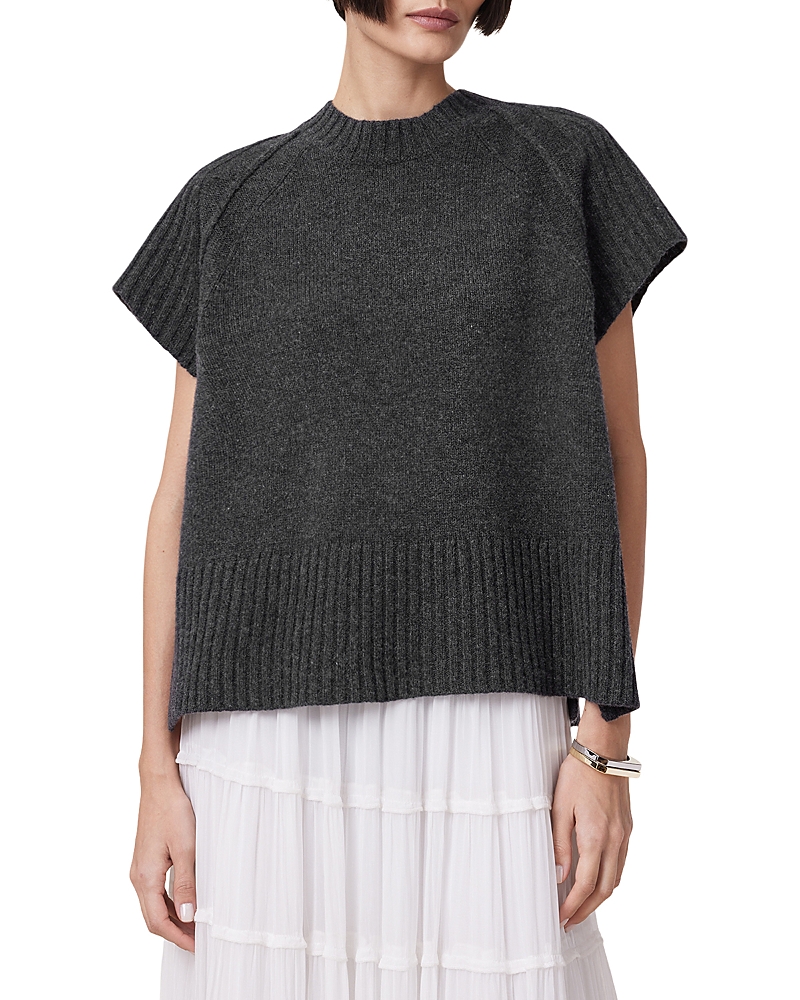 Allsaints Anthe Tank Wool Sweater In Charcoal Grey
