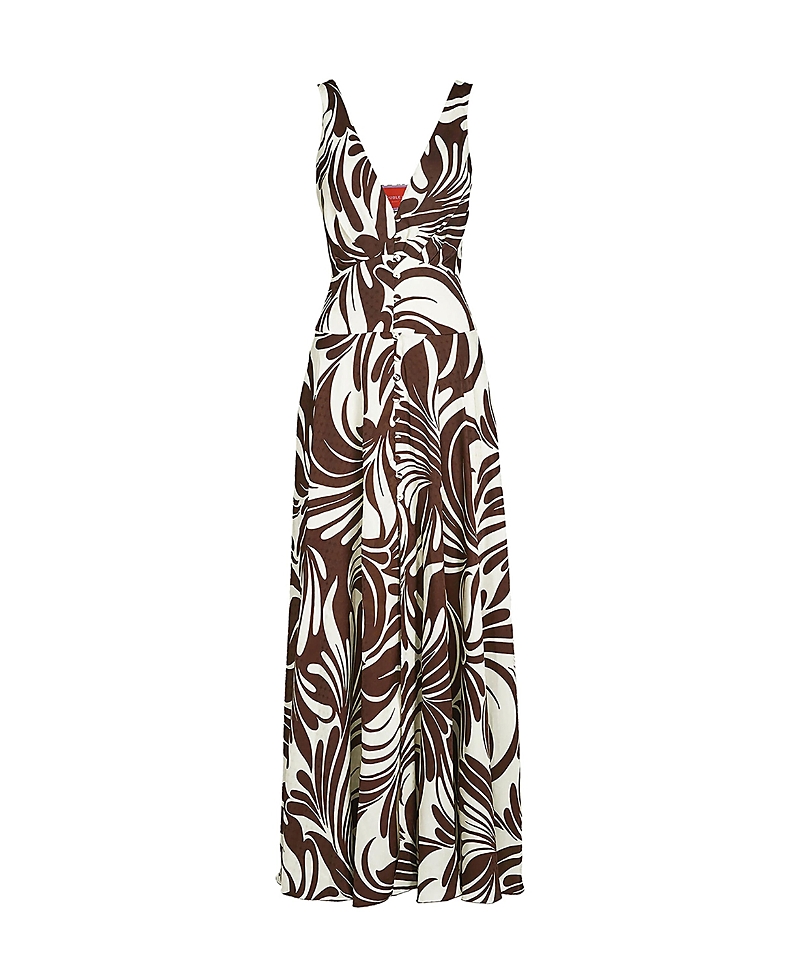 La DoubleJ Eyes Up Here Dress Watermarble Chocolate