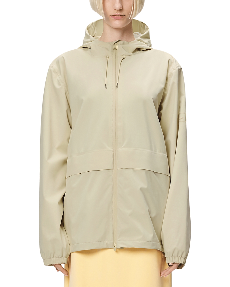 Rains Suva Hardshell Pocket Jacket In Dune