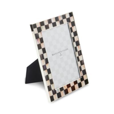 Courtly Check Silver-Plated Frame, 5" x 7"