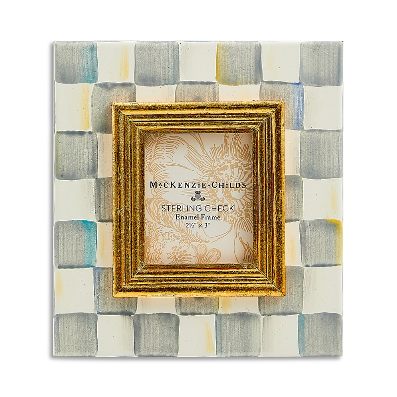 Mackenzie-childs Sterling Check 2.5 X 3 Frame