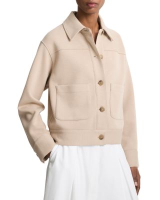 Cropped Patch Pocket Jacket