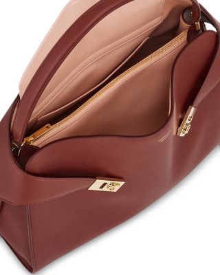 Hug Brown Leather Handbag