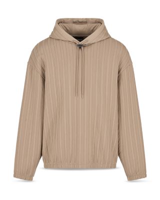Striped Hooded Sweatshirt