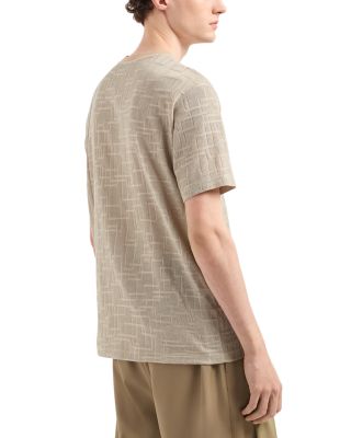 Geometric Jacquard Knit Tee