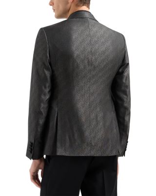 M Line Slim Fit Embossed Jacquard Dinner Jacket