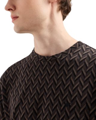 Chevron Jacquard Tee