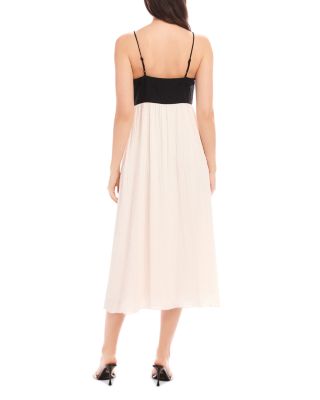 Anetta Contrast Midi Dress