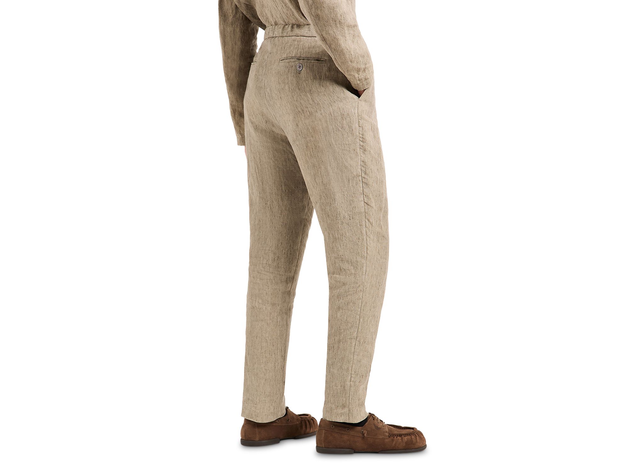 Crepe Delave Linen Trouser — Image 3