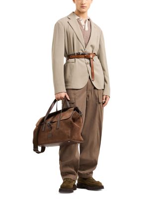 Regular Fit Textured Crepe Wool Blazer