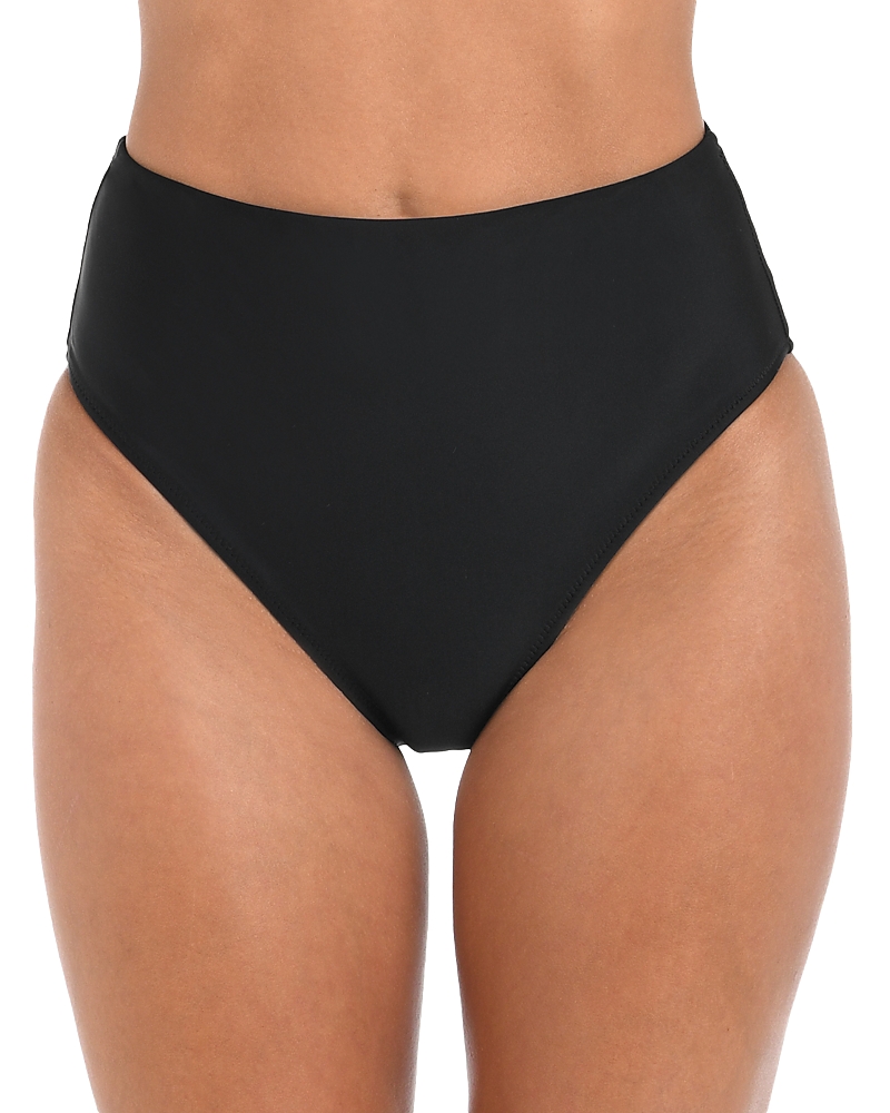 L'agence Vanessa Solid High Waisted Bottom In Black