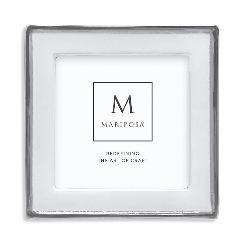Mariposa Signature White Picture Frame, 4 X 4 In White