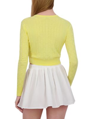 Checker Knit Cardigan 