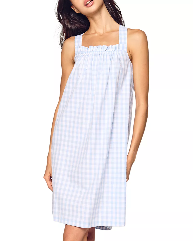 Petite Plume Twill Annabelle Gingham Nightdress