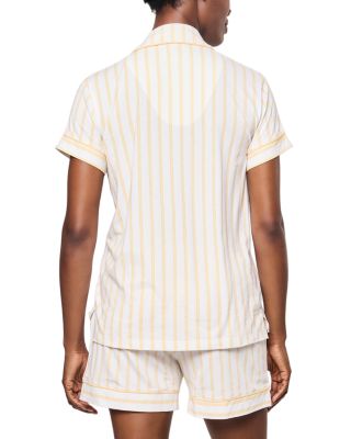 Sunny Stripe Short Sleeve Short Set