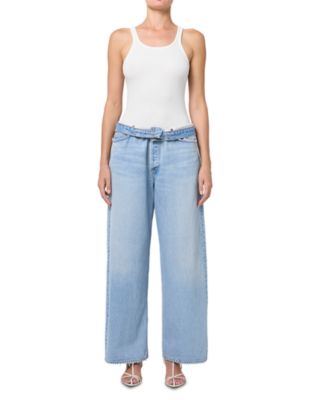 AGOLDE Emmi High Rise Wide Leg Jeans in Incline | Bloomingdale's