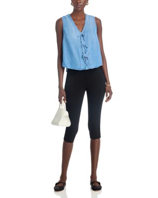 Sleeveless Bow Front Top