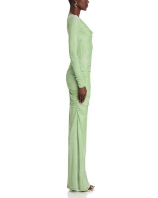 Rafaela Metallic Knit Maxi Dress