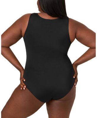 Women's Plus Size Malibu Snap Front One Piece Swimsuit