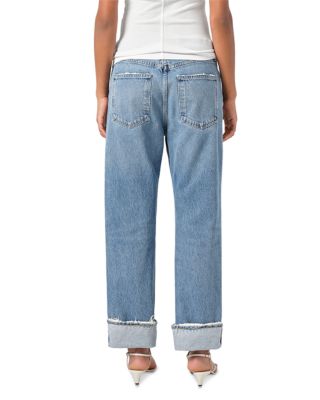 Fran Low Rise Straight Leg Jeans in Reign