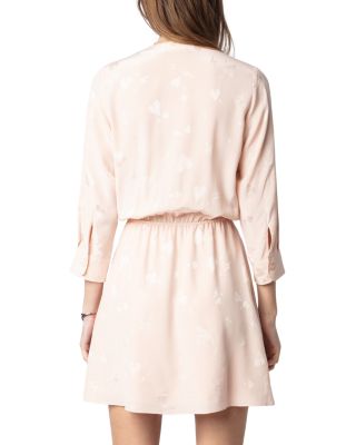 Rucus Silk Flash Heart Dress