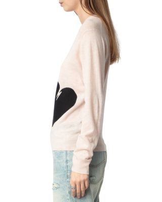 Pravis Cashmere Heart Sweater