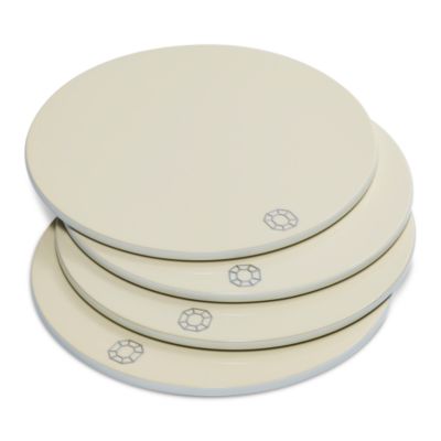 Baccarat Octagon Coaster, Set of 4